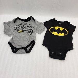 DC Comics newborn 0-3 months bodysuits Batman